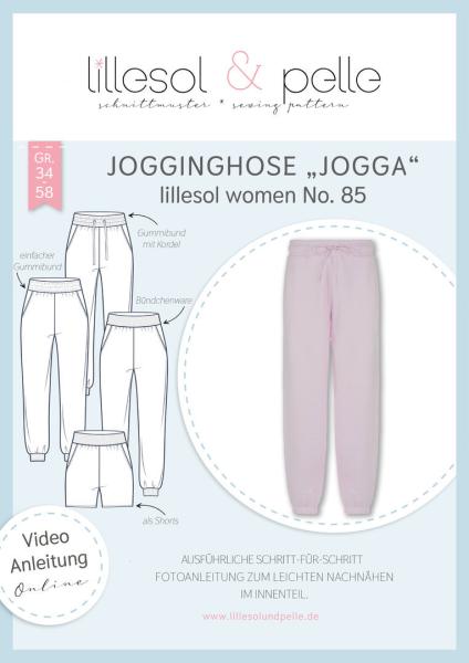 Papierschnittmuster lillesol women No.85 Jogginghose Jogga